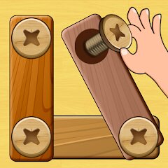 Wood Nuts & Bolts Puzzle v13.4 (MOD, много денег)