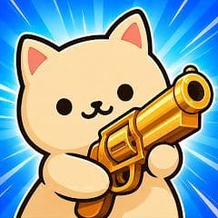 Idle Cat Gunner v1.1.62 (MOD, много денег)